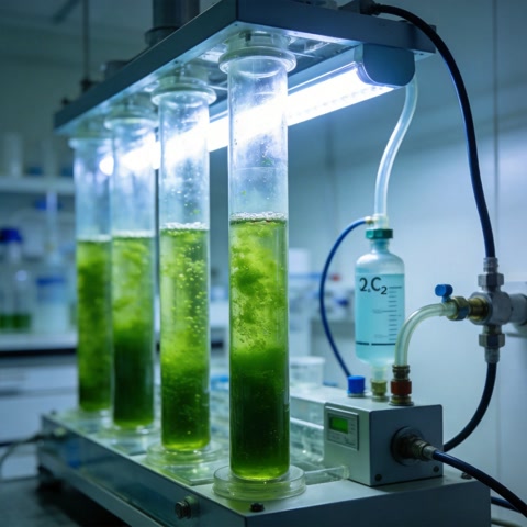 微藻培养CO2供应:pH值自动控制助力低碳经济
